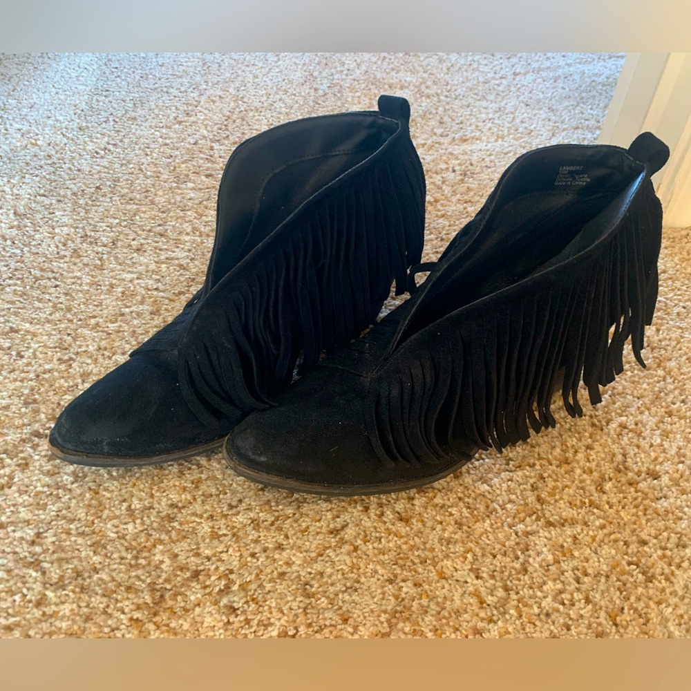 Coconuts Fringe Booties